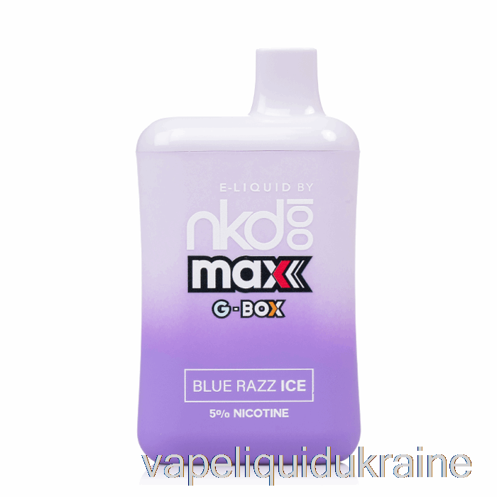 Vape Liquid Ukraine GBOX x Naked 100 5500 Disposable Blue Razz Ice